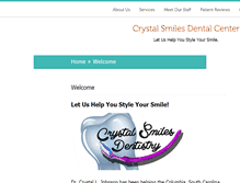 Tablet Screenshot of crystalsmilesdentalcenter.com